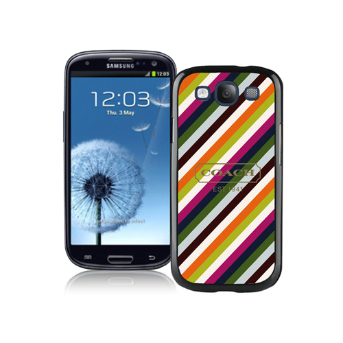 Coach Stripe Multicolor Samsung Galaxy S3 9300 BHB | Women